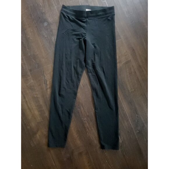 x2 VS PINK Leggings All Black & Black Sequin Activewear Stretch Size Medium Lot - Picture 6 of 8